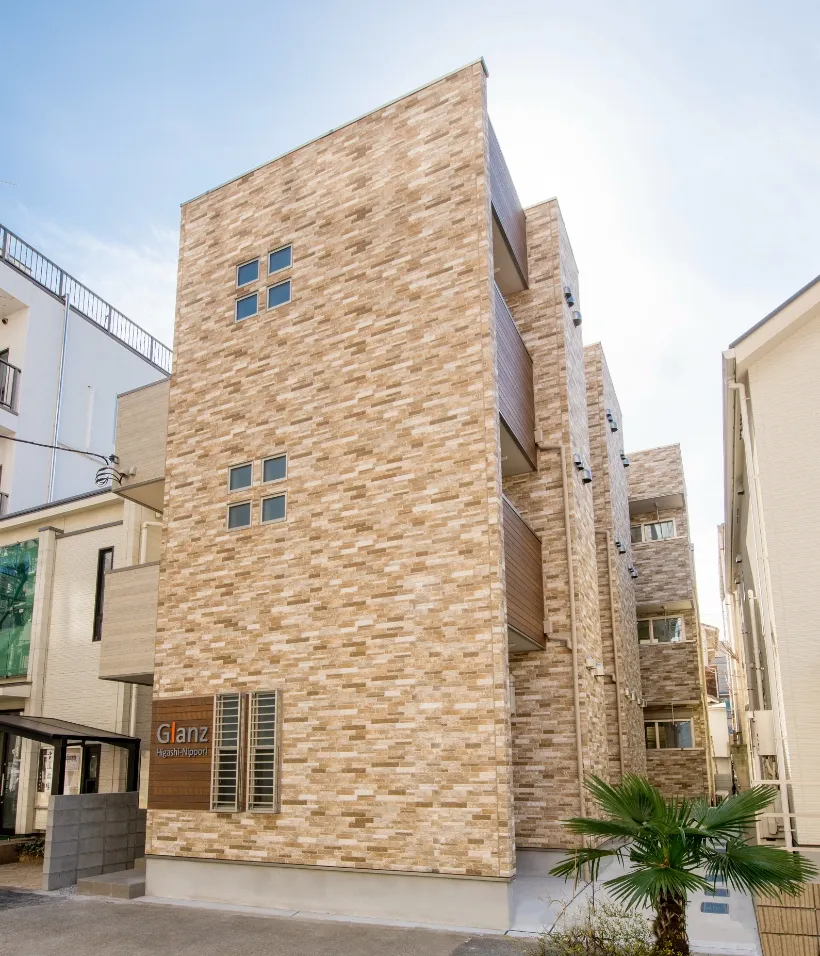 デザイン性の高いアパート