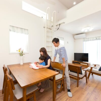 開放感でいっぱいの、ナチュラルテイストの家