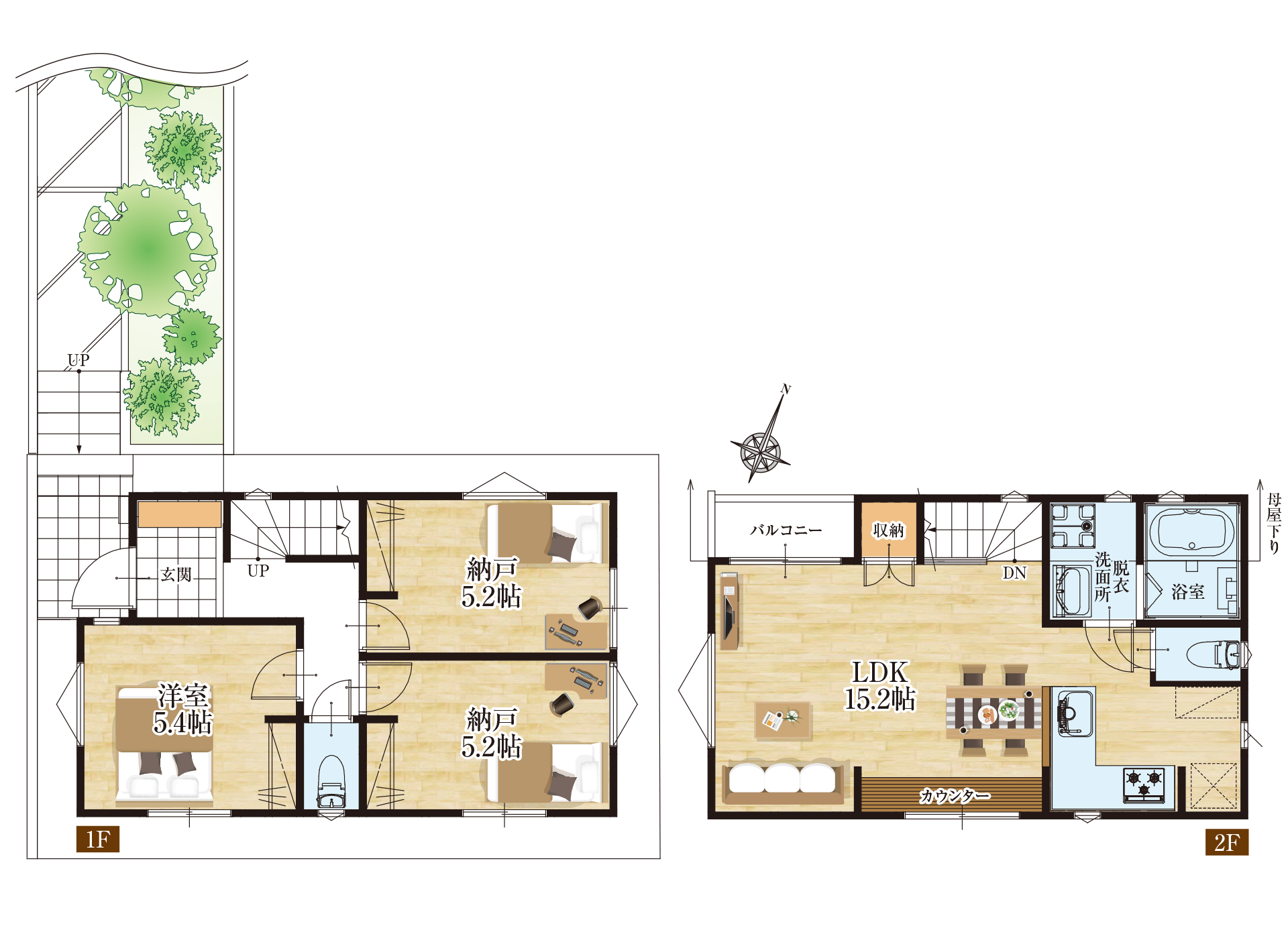 BLISS住宅間取り図