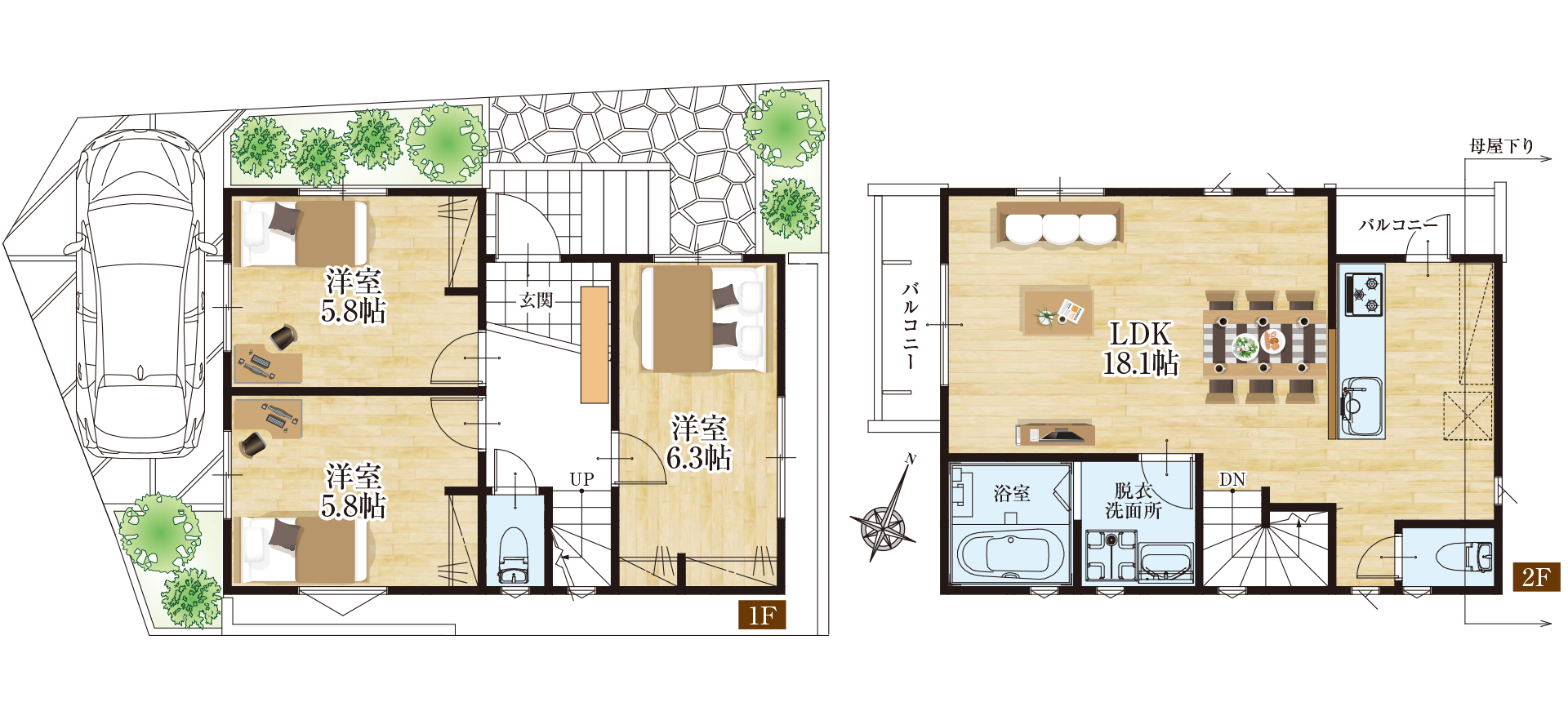 BLISS住宅間取り図