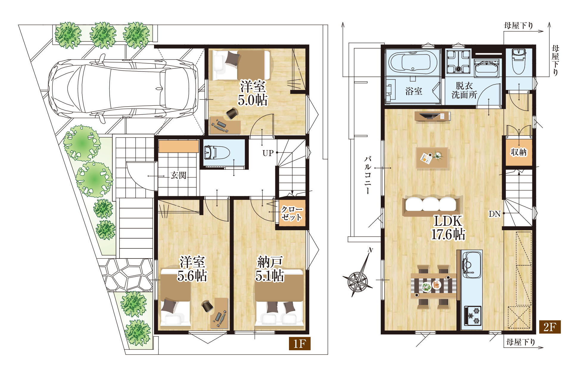 BLISS住宅間取り図