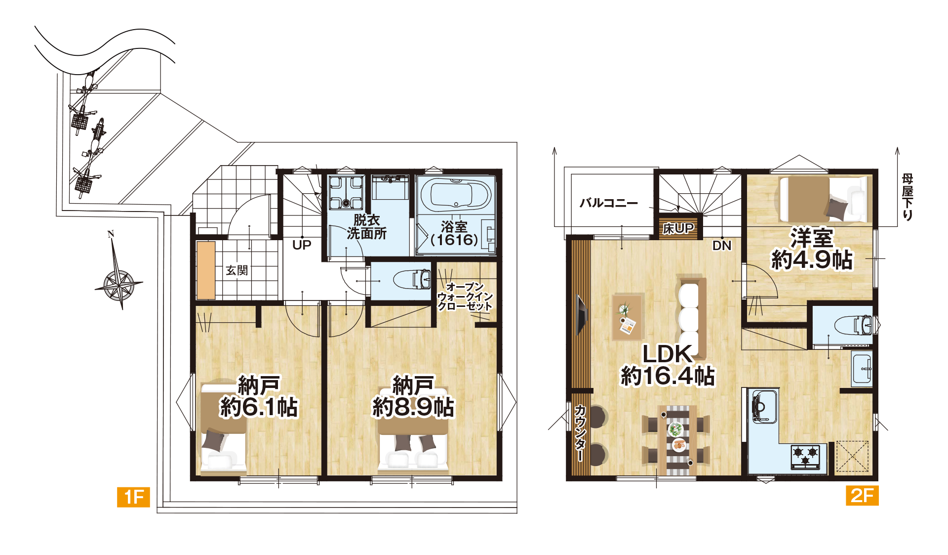 BLISS住宅間取り図