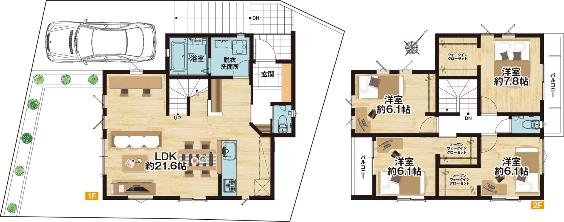 BLISS住宅間取り図