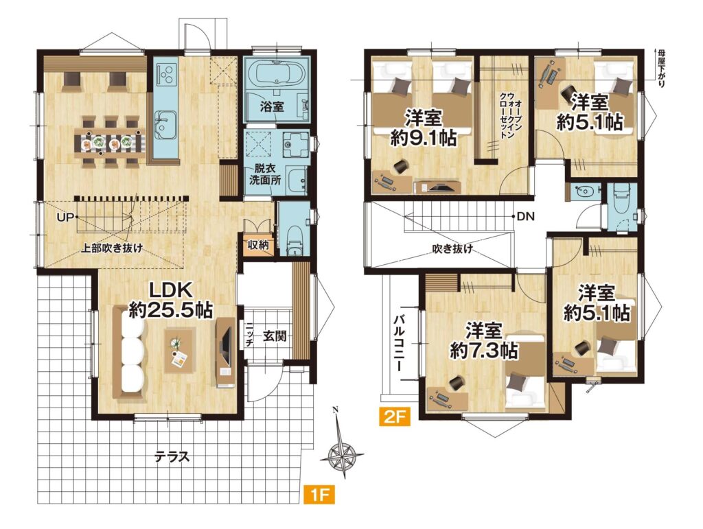 BLISS住宅間取り図