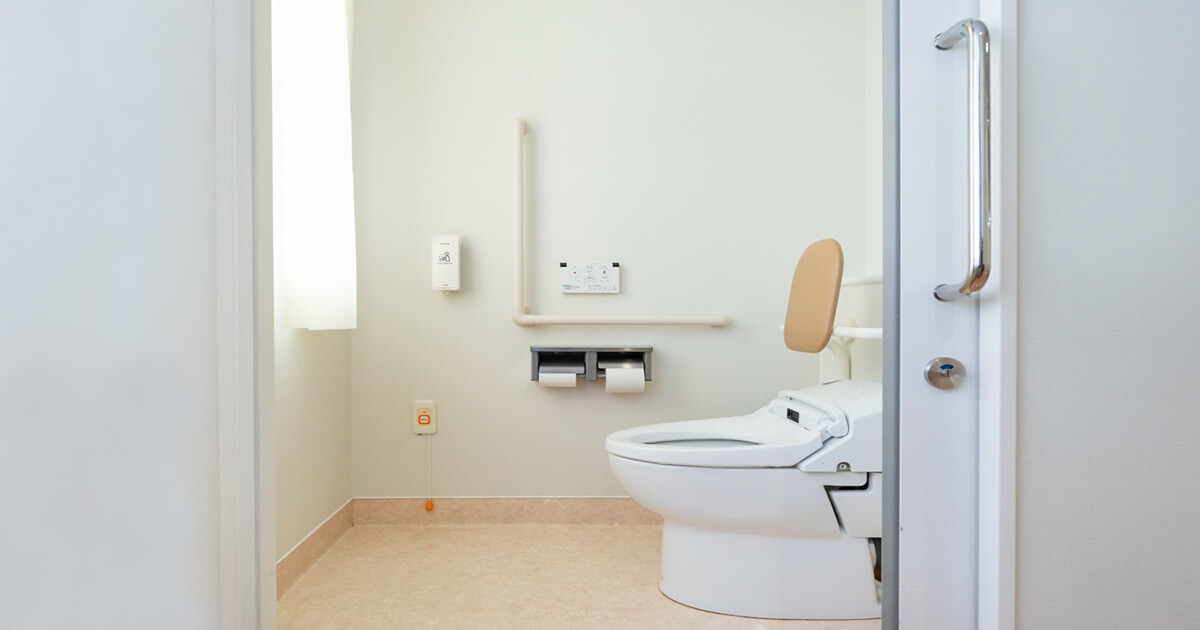 バリアフリーリフォームされたトイレ